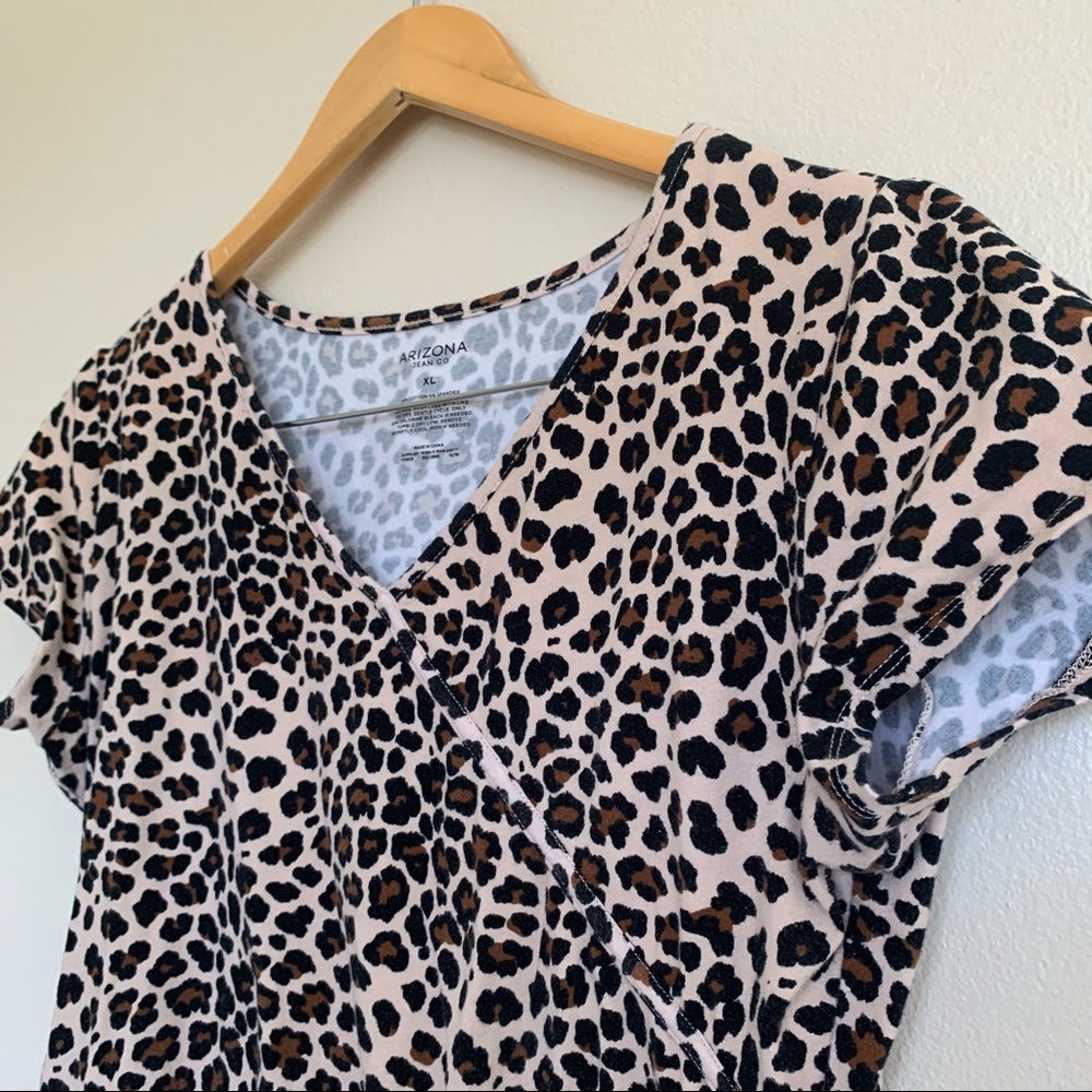 Arizona Jean Co Leopard Animal Print Bodysuit XL - Picture 2 of 7